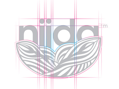 Niida Logo + Mark Relationship Rationalization construction logo