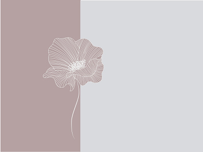 Flower illustration design feminine flat flower flower illustration illustration line art minimal vector