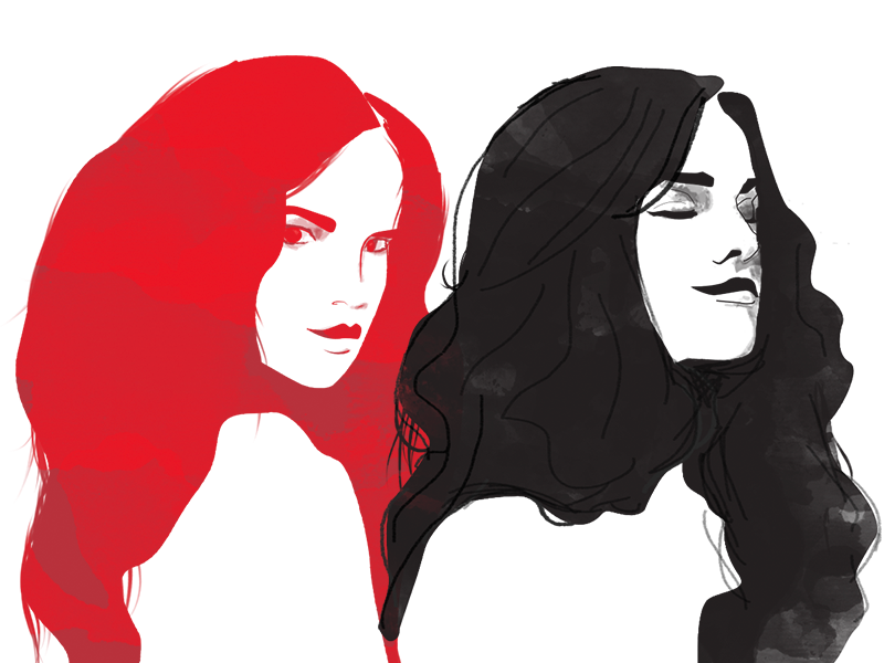 Haircare Illustrations illustration beauty client hair