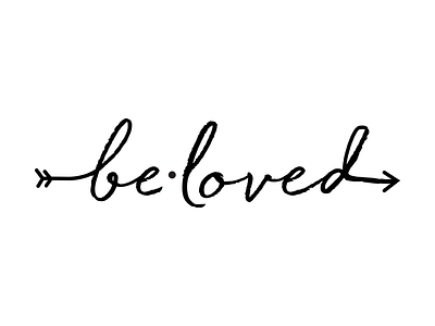 be•loved // loyalty program logo logo typography