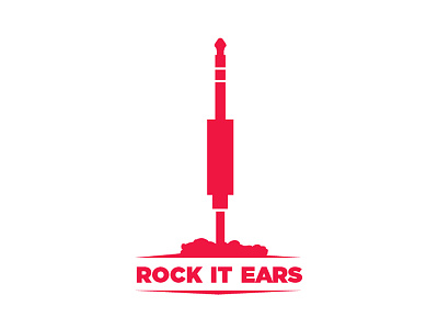 Rock It Ears Logo icon logo typography