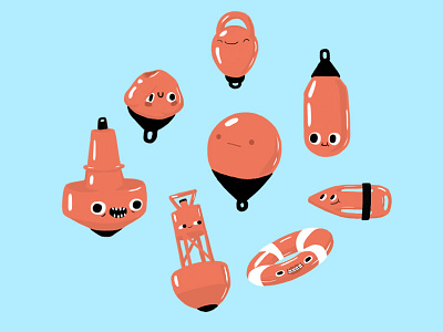 Buoys animation boy boys buoy cartoon character character design development fun illustration photoshop wip