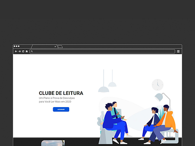 Clube de Leitura - Landing Page