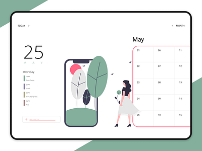 #DailyUI38 - Calendar