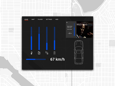 Car Interface  - DailyUI 034
