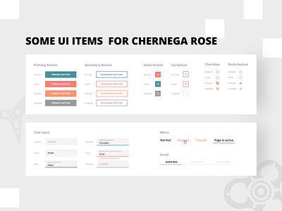 Some Ui Items  for Chernega Rose