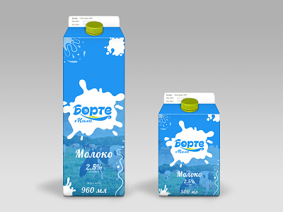 Milk packaging test design branding branding design cow design drops milk package design packaging
