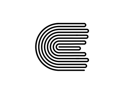 C alphabet art creative design font logo modern type typo typography