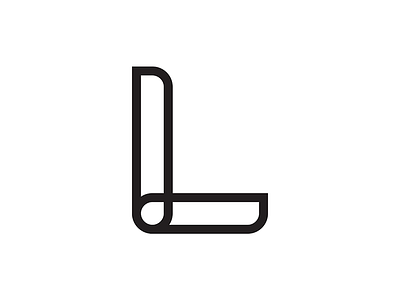 L alphabet art creative design font logo modern type typo typography