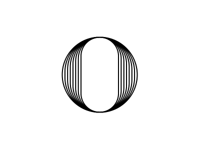 O alphabet art creative design font logo modern type typo typography