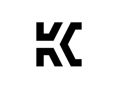 KC alphabet art creative design font logo modern type typo typography