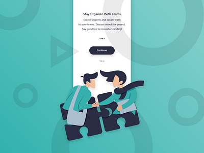 Task App - On Boarding 2 app couple green manage manager managment mobile app onboarding task team teamwork ui user experience user inteface ux work