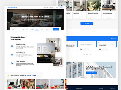 Rental Apartments Website Revamp apartments branding clean design revamp ui ux web website