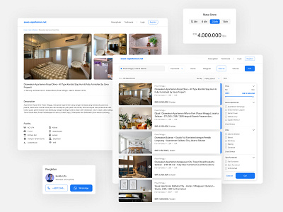 Rental Apartments Website Revamp apartement branding clean design redesign renting revamp ui web