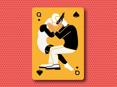 The queen of spades cards design cards deck of cards