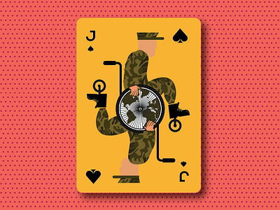 Jack of War cards cards design deck of cards