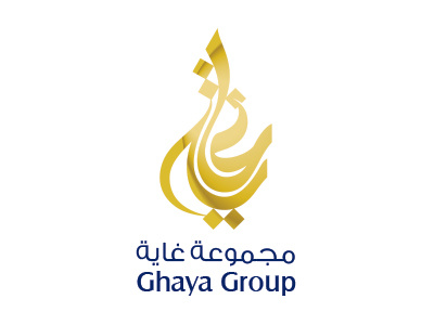 Ghaya Group branding calligraphy corporate identity logo