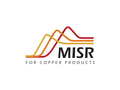 Misr Copper products bars branding casting copper egypt foundry identity logo pyramids