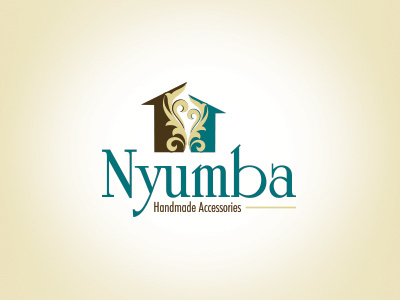Nyumba .. The House branding calligraphy corporate furniture interior logo ornament