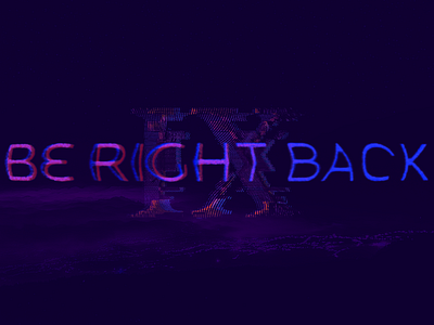 Custom animation for my stream overlay art dark glitch glitchart overlay purple self promotion stream twitch