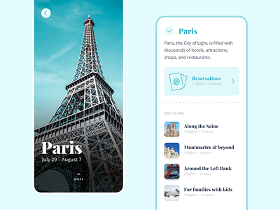 Traveling App Concept app guide mobile paris travel traveling