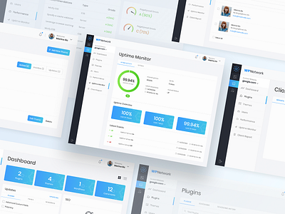 Web App for Monitoring and Maintaining WP Sites aleksandarilic aleksandarilicdribbble aleksandarilicux app appdesign application dashboard app design maintenance monitoring monitoring dashboard plugins product redesign ui uptime user experience userinterface ux wordpress