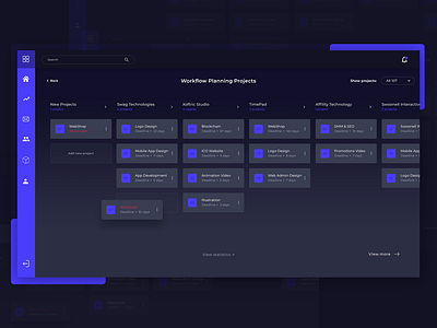 Management Tool for Planning Project aleksandarilic aleksandarilicdribbble aleksandarilicux app appdesign clean design mobile planning product project management projects tool ui user experience userinterface ux web