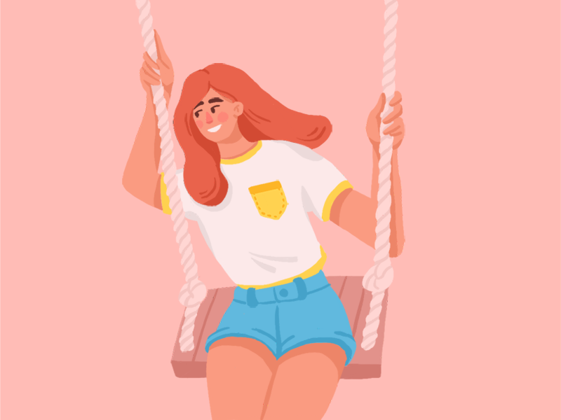 Free time younger summer sketch illustartor illustration character