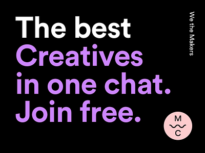 We the Makers Club – Real creatives chat