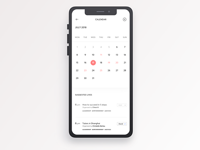 Givme - Calendar app calendar design digital evolution experience graphic interactive intuitive mobileapp navigation personal prototyping tasks tips ui user experience ux