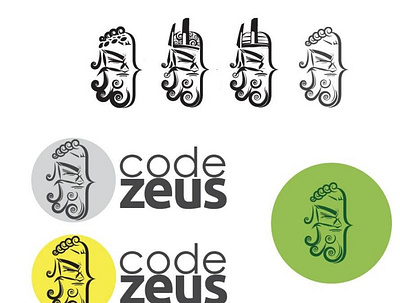 Code Zeus Concept Logo illustrator logo logo design