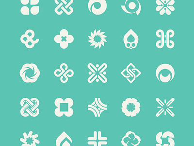 abstract flowers by Tom Nulens on Dribbble