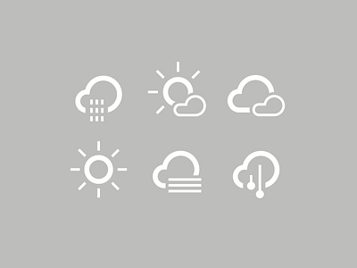 Weather icons