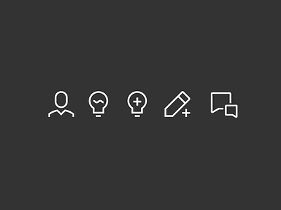 Linea icons contour design icon design icons ios7 outline set style