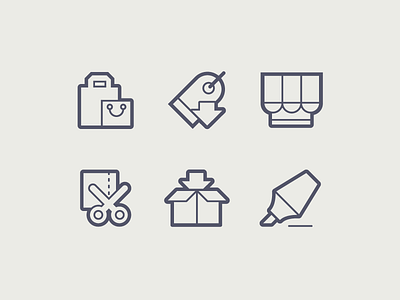 Online Shopping Icons