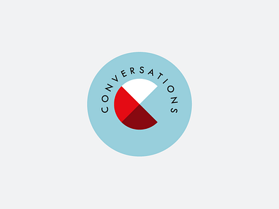 Conversations Logo branding logo typography