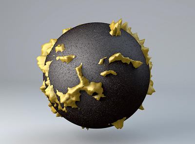 Planet c4d dribbble practice 设计