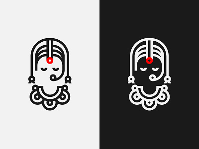 The Two Sides of Devi beauty culture ethnic eyes faces of india illustrator light power rage religion strength