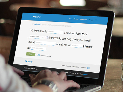 Prolific Contact Form