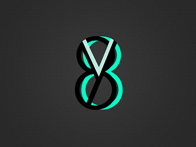 VY88 branding design flat icon logo minimal vector