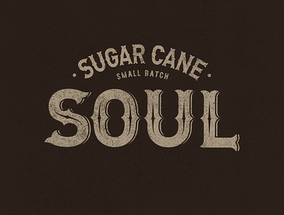 Sugar Cane Soul bottle branding design graphicdesign illustration logo logotype package spirit texture