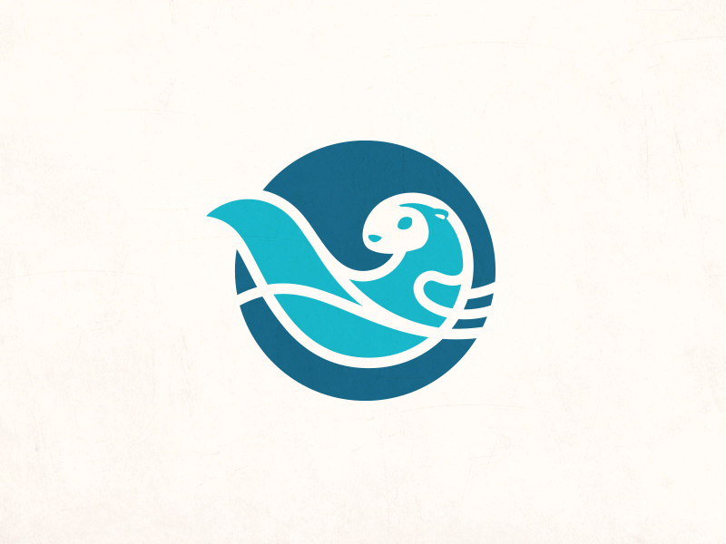 Vector Harbor Logo branding identity logo mark ocean otter outdoors