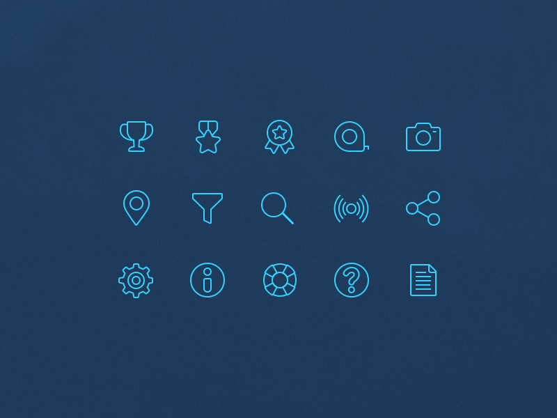 Shark Tracker - Minimal Icons by Nick Botner on Dribbble