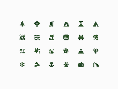 Elemental Icons elements iconography icons outdoors