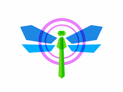 Unused Logo Concept brand dragonfly gps icon identity insect location logo tracking