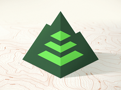Faux 3D app brand design icon identity illustration logo