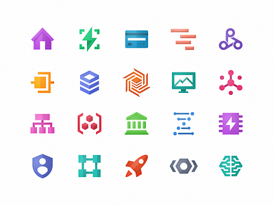Google Cloud Logos app cloud design geometric icon identity illustration logo ui