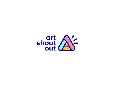 ArtShoutout art logo logoanimated logoanimation logodesign motion pencil
