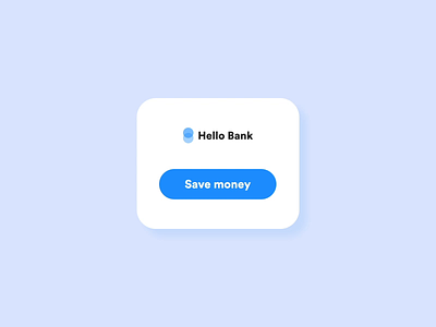 Save Money (Hello Bank) aftereffects bank coin money motion pig save money ui ui design uxdesign