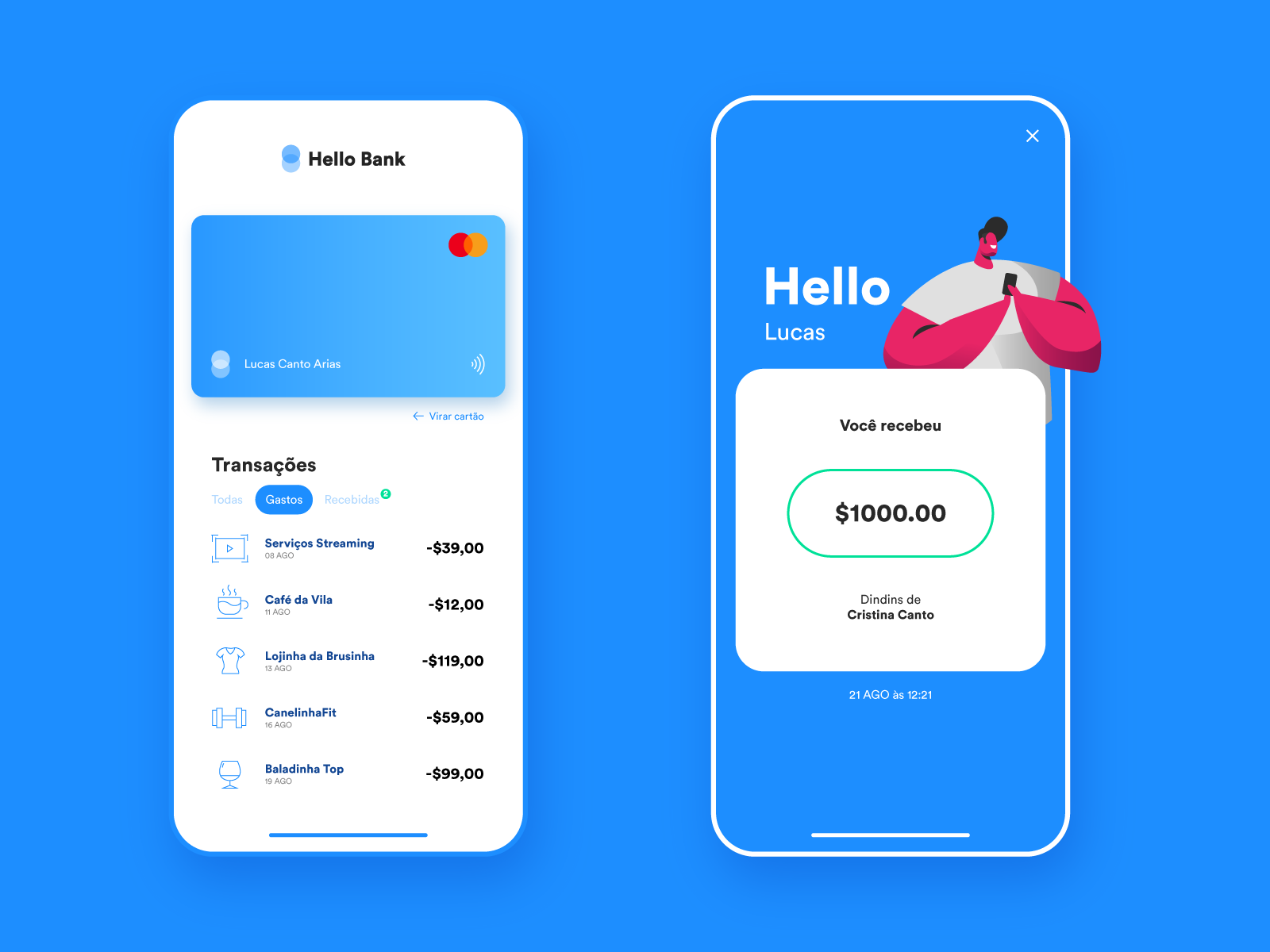 Hello Bank By Lucas Canto On Dribbble